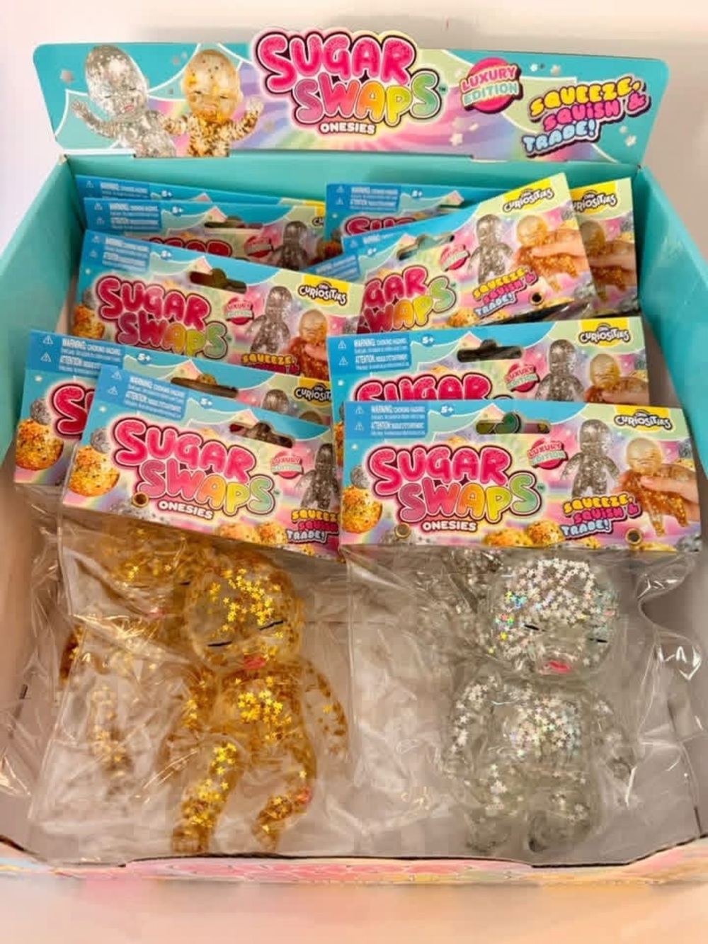 Sugar Swaps Onesies Squeeze Toy - Gold and Silver Luxury Edition